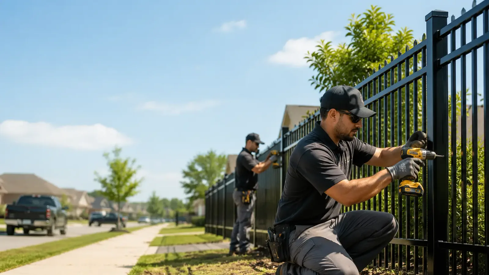 Metal Fence Installation in Morton, MS